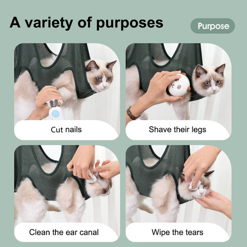 Pet Grooming Hammock & Harness – Safe, Calm Grooming Support