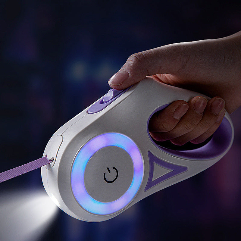 Retractable Spotlight Leash & Collar — Freedom Meets Control