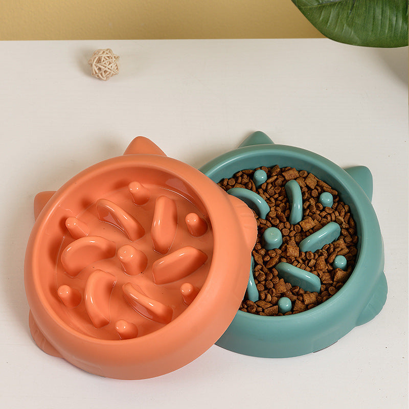 Interactive Slow-Feed Pet Bowl (Anti‑Gulp / Choke‑Resistant)