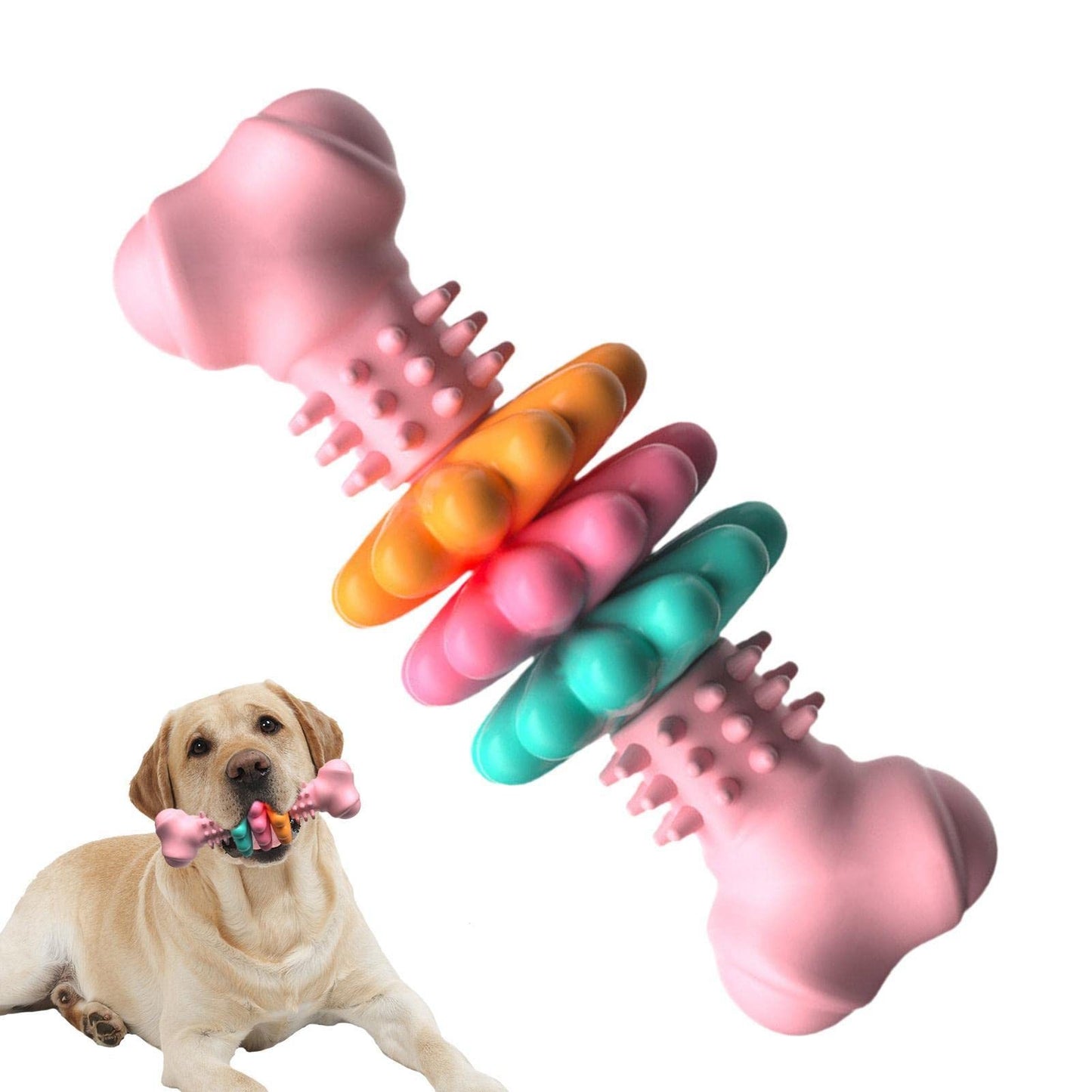 Indestructible TPR Bone – Dental & Anxiety‑Relief Chew Toy