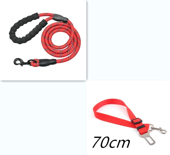 Reflective Nylon Dog Leash – Comfort, Safety & Control in Every Walk
