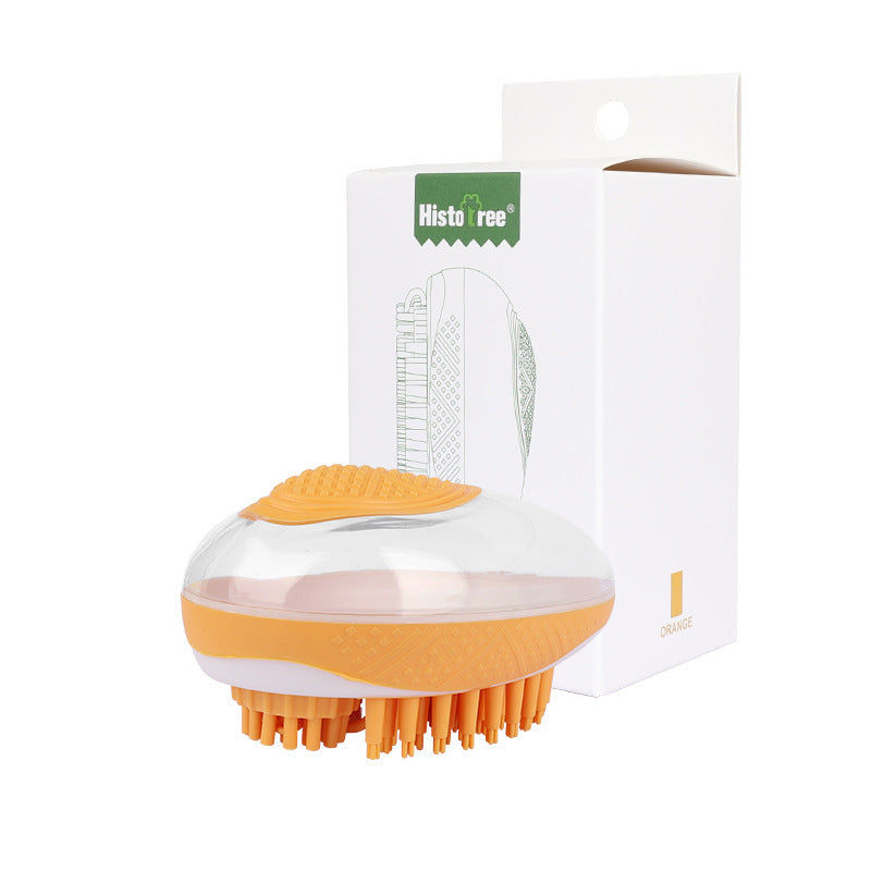 Pet Spa Massage Brush – 2‑in‑1 Bath & Gentle Groomer