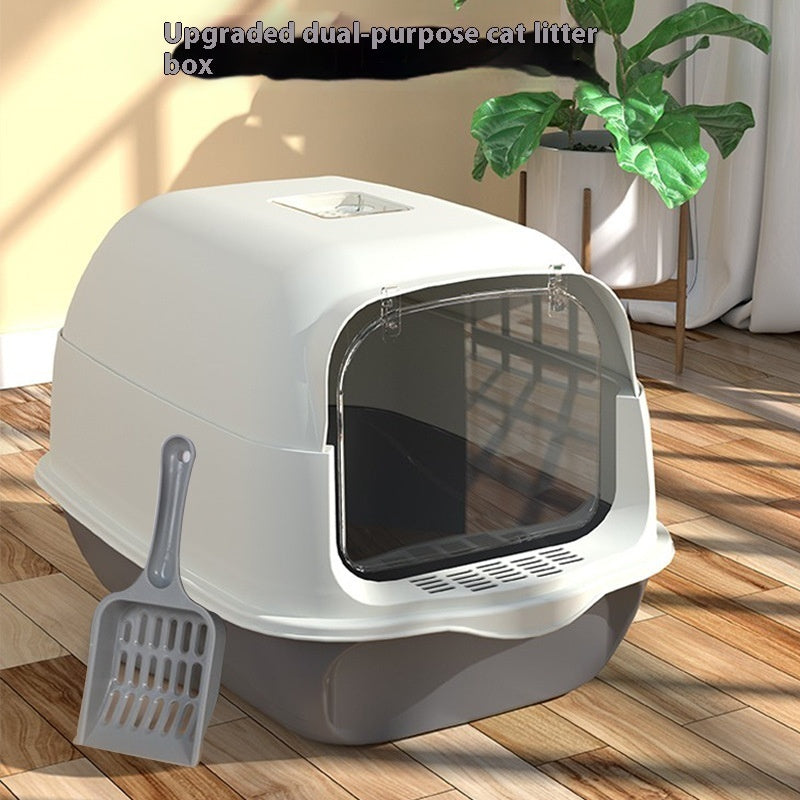 CozyCat Vault – Oversized Fully Enclosed Cat Litter Box