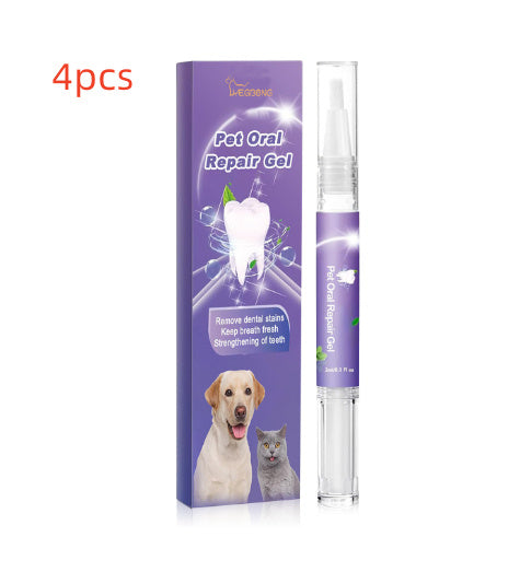 Pet Oral Repair Gel – Fresh Breath & Happy Gums for Cats & Dogs