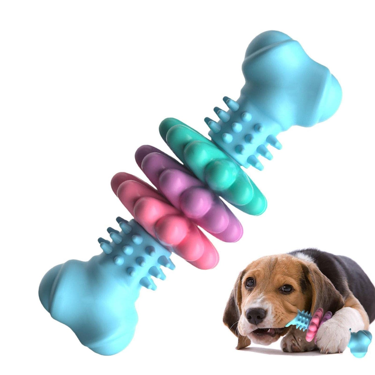 Indestructible TPR Bone – Dental & Anxiety‑Relief Chew Toy