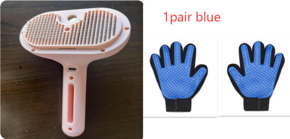 MoistureMist Self-Cleaning Pet Grooming Comb