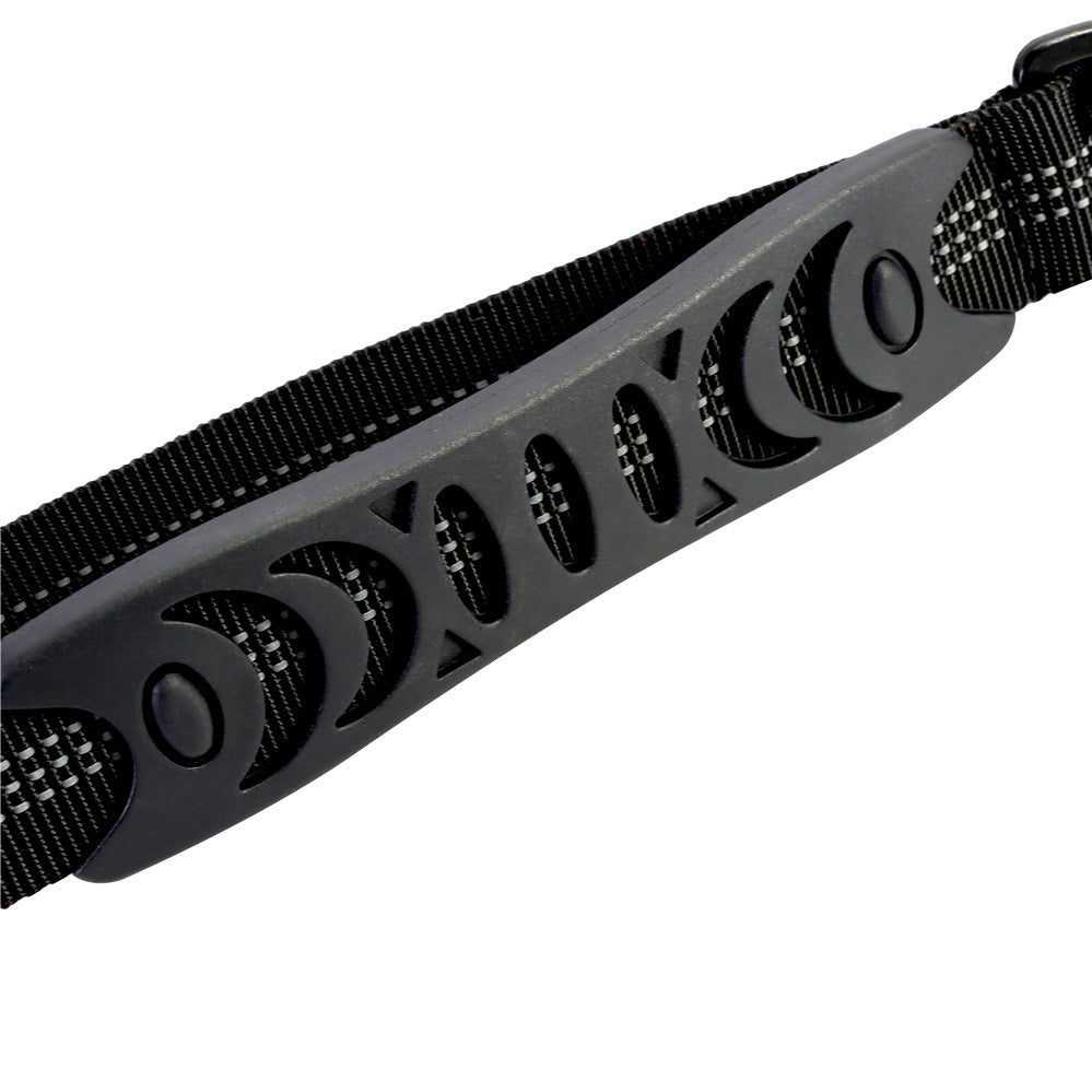 Multifunctional Shock‑Absorbing Dog Leash (4–6 ft) with Seatbelt Attachment