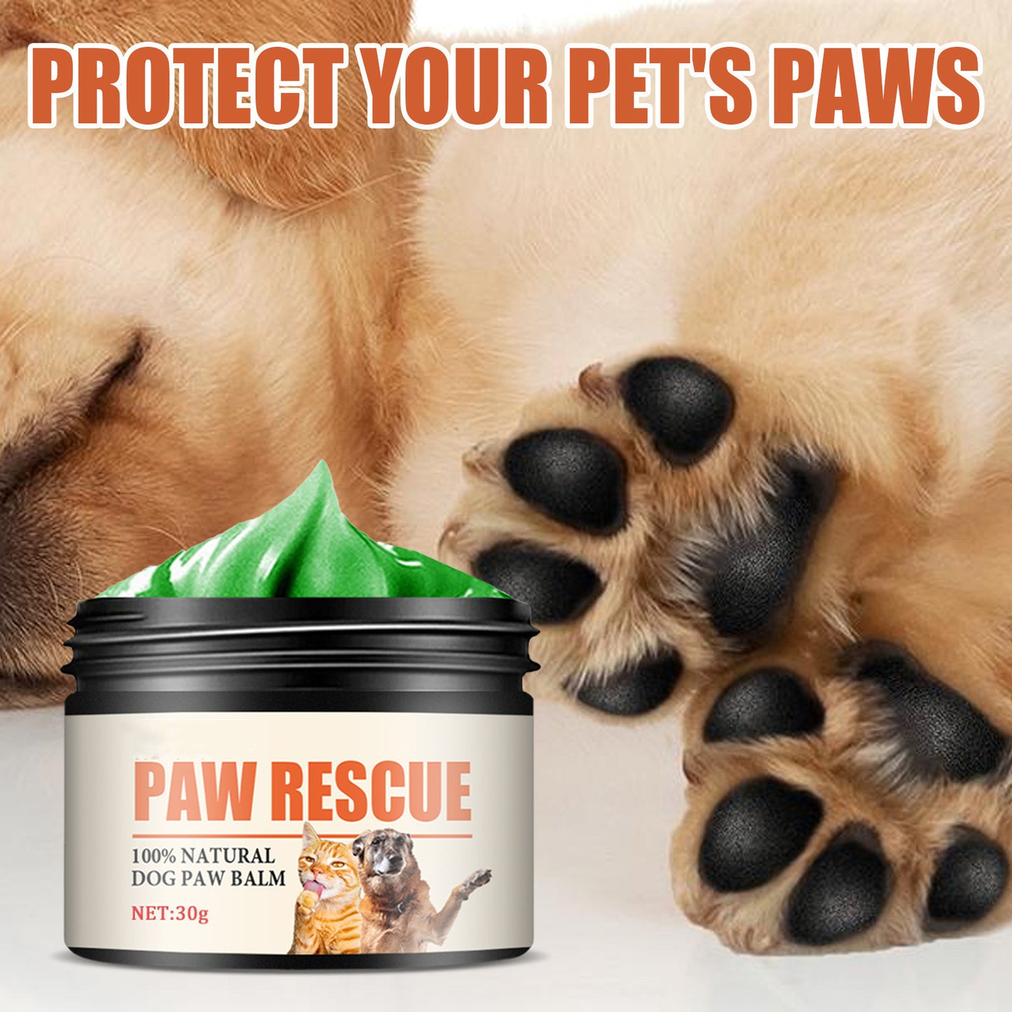 PawGuard Rescue – Paw Pad Protection Cream