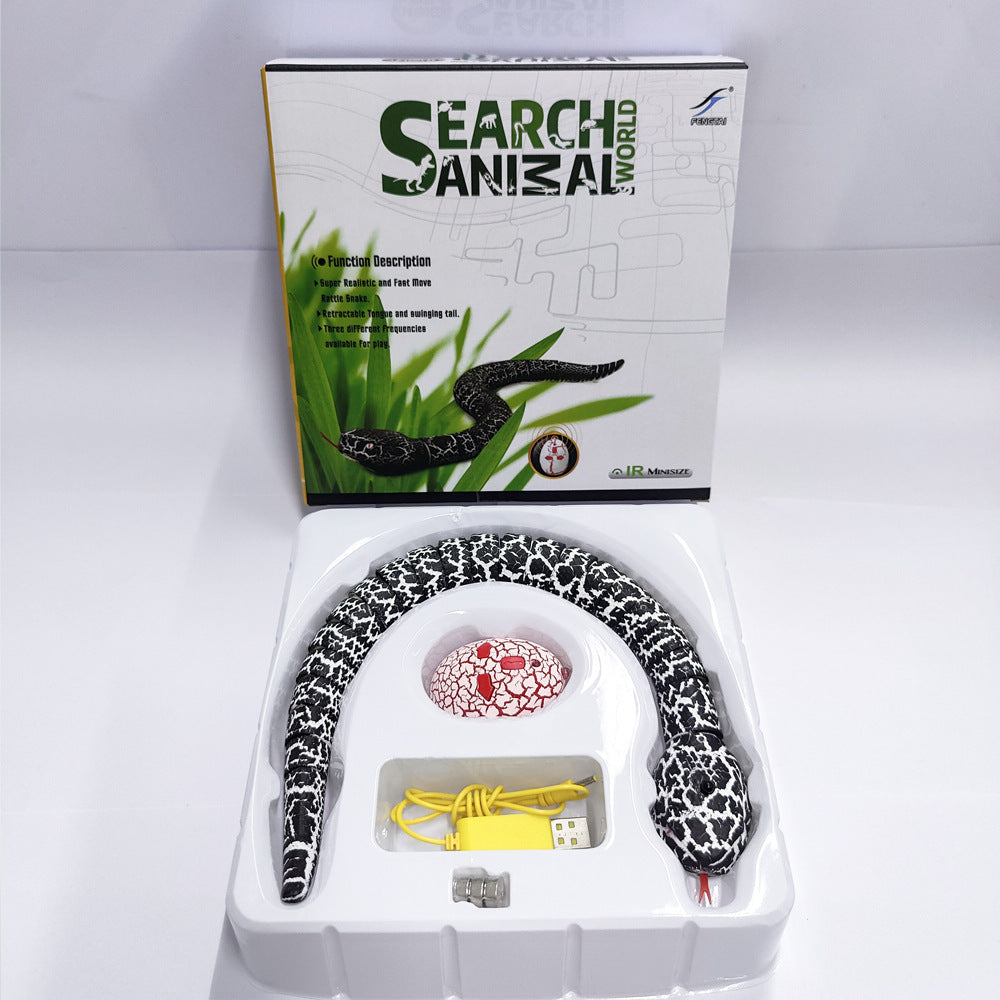 Smart Motion Snake Toy – USB Rechargeable Interactive Pet Teaser for Cats & Dogs