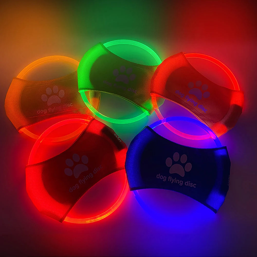 Glow‑Fetch LED Dog Flying Disc – Light Up Playtime