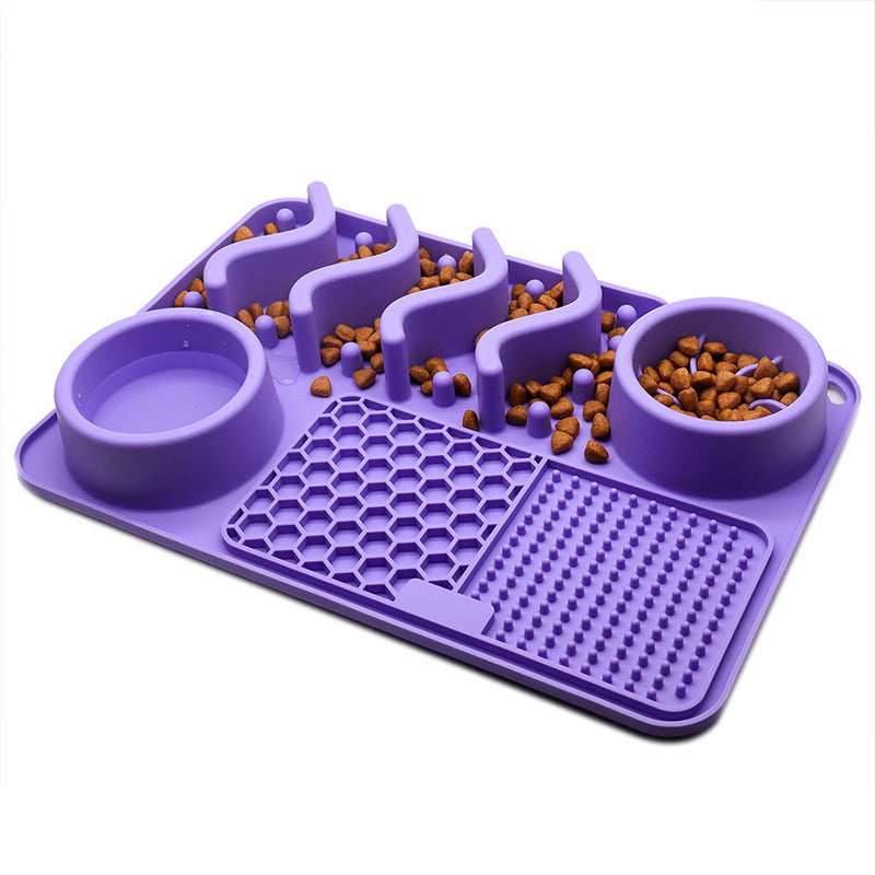 Silicone Dog Lick Mat – Calming Slow‑Feeder & Enrichment Pad