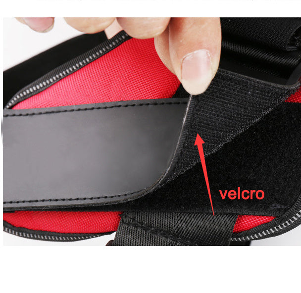 Personalized Reflective No‑Pull Harness — Custom Name Patch & Adjustable Fit