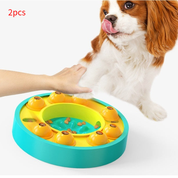 SmartyPaws Interactive Slow‑Feeder Puzzle Bowl