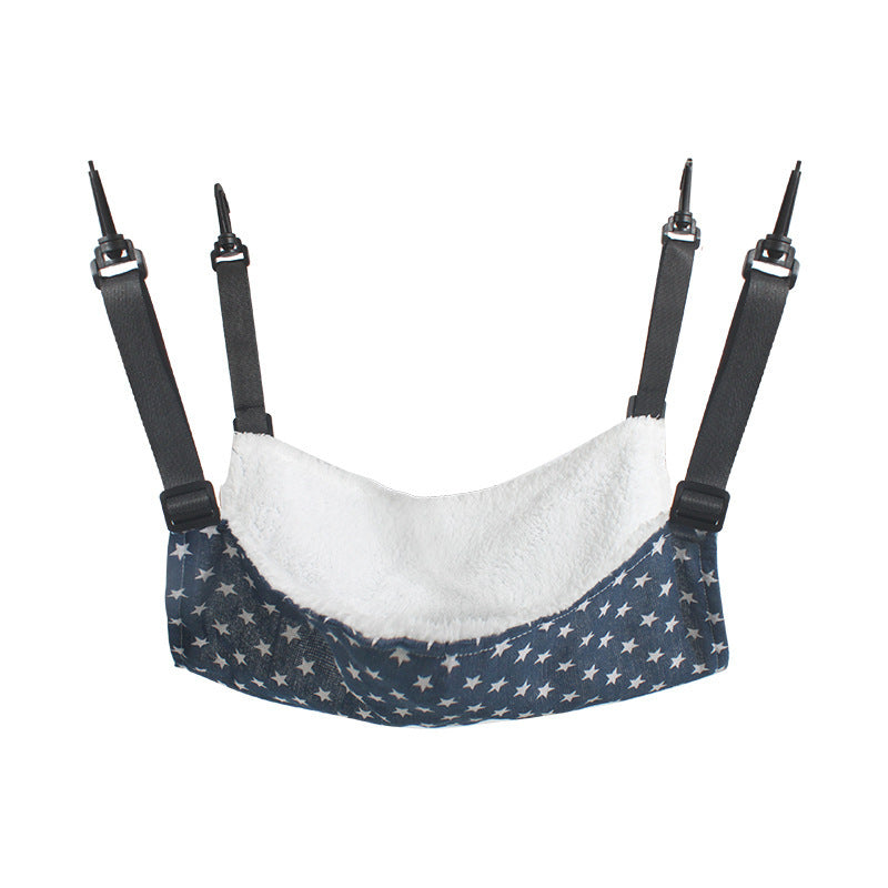 Winter‑Ready Lamb Fleece Hanging Hammock – Warm & Cozy Elevated Cat Lounge