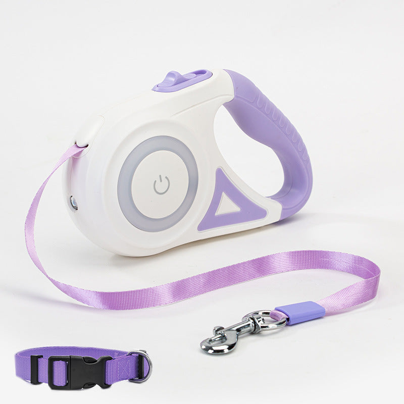Retractable Spotlight Leash & Collar — Freedom Meets Control