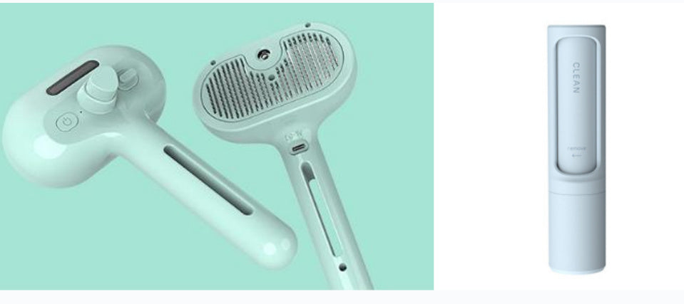 MoistureMist Self-Cleaning Pet Grooming Comb