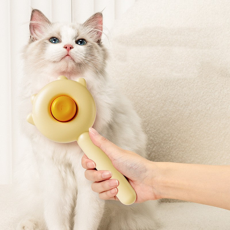 PamperPro Pet Magic Massaging Comb – Soothing Hair Removal for Cats & Dogs