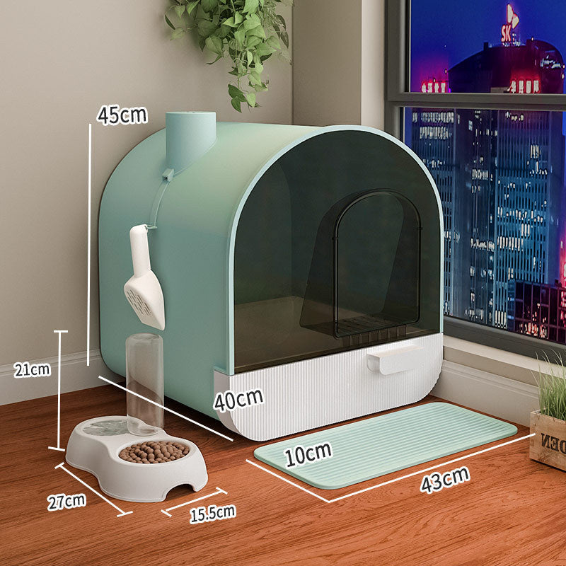 PureAir Closed‑Type Cat Litter Box – Odour‑Free, Clean & Private