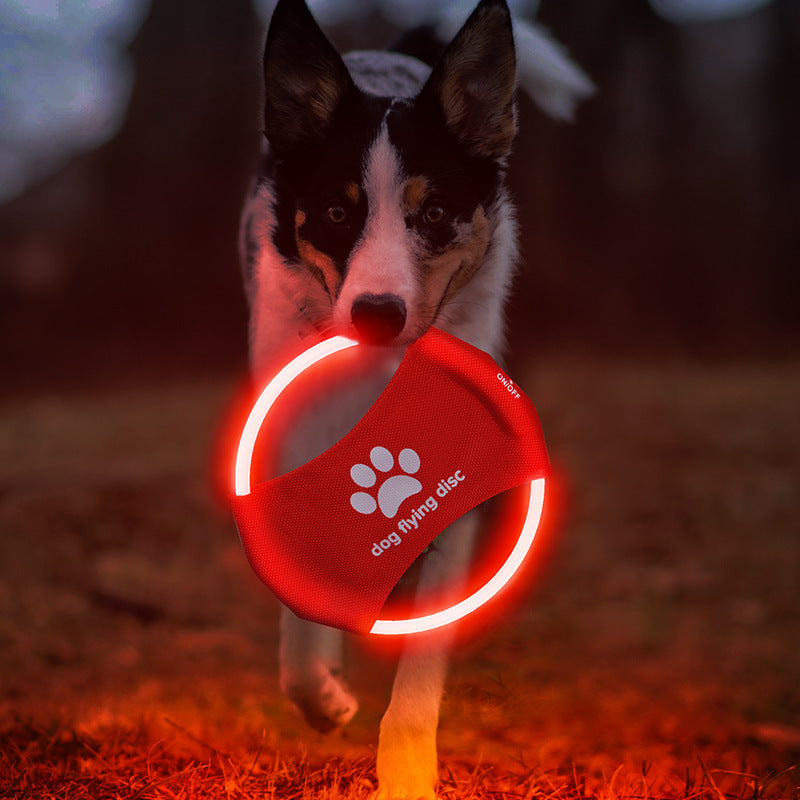 Glow‑Fetch LED Dog Flying Disc – Light Up Playtime