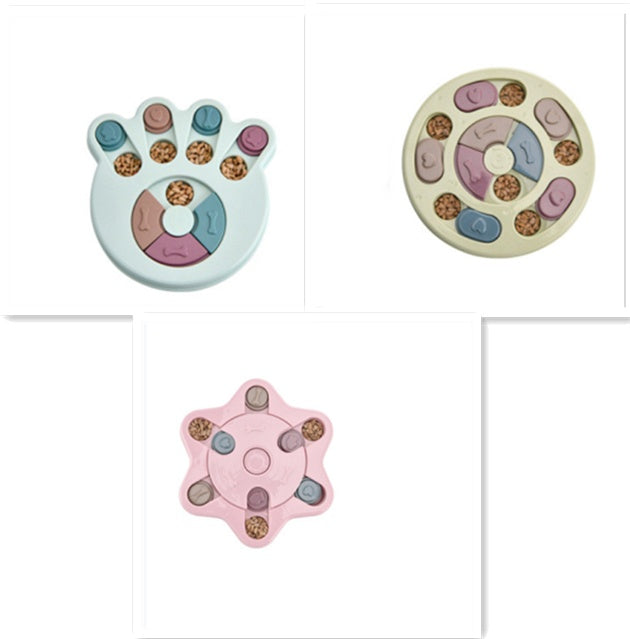 Interactive Dog IQ Puzzle Feeder for Small to Medium Dogs – Slow‑Dispensing Training Toy