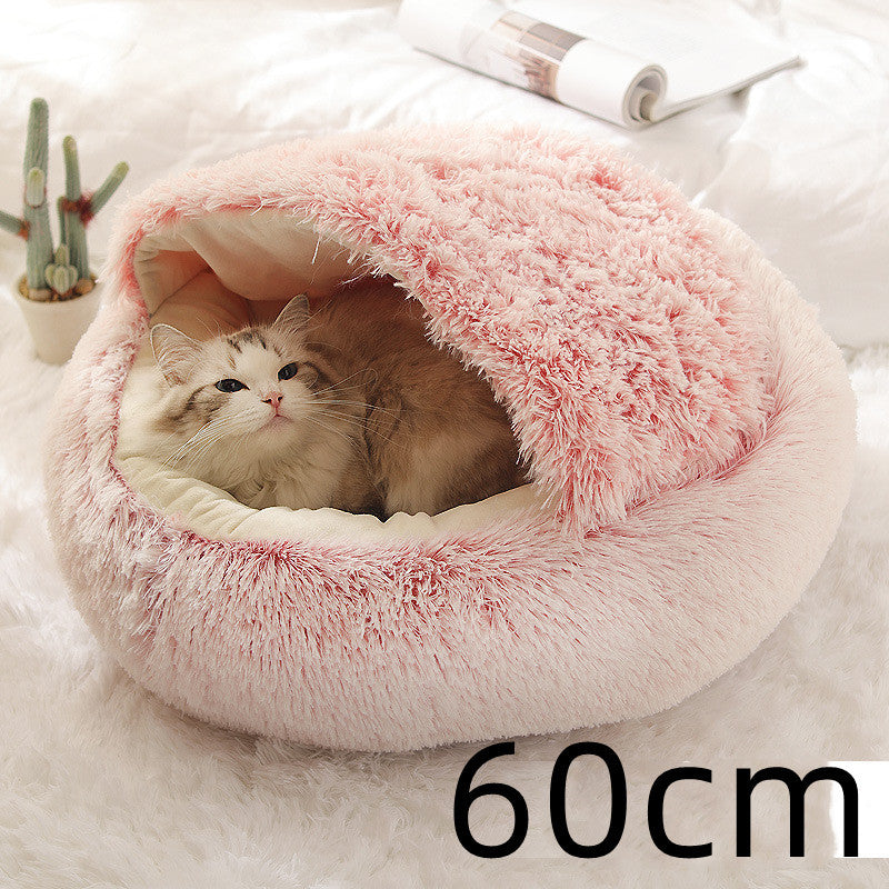Cozy Nest 2‑in‑1 Winter Pet Bed