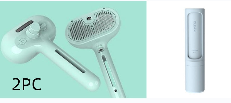 MoistureMist Self-Cleaning Pet Grooming Comb
