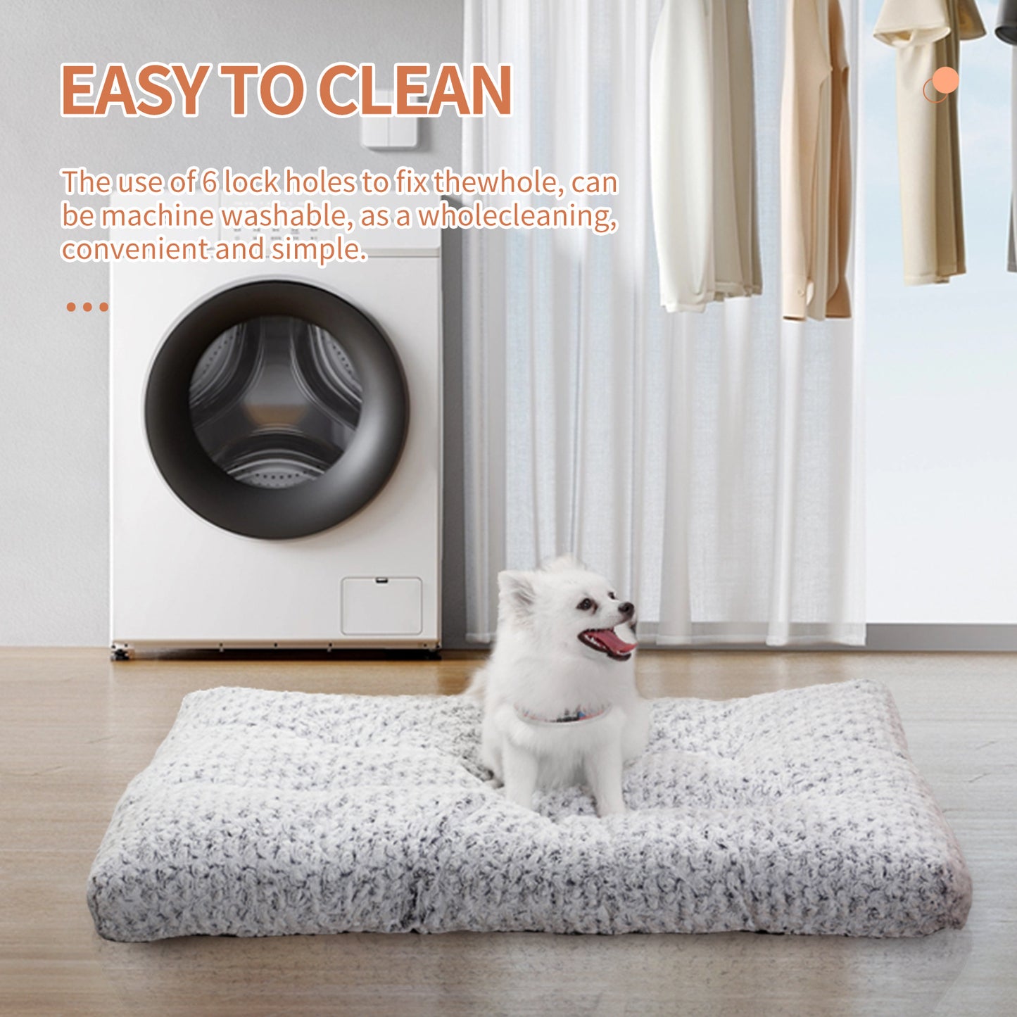 Rose Velvet Plush Crate Pad – Blissful Comfort for Small, Medium & Large Dogs