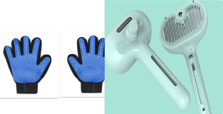 MoistureMist Self-Cleaning Pet Grooming Comb