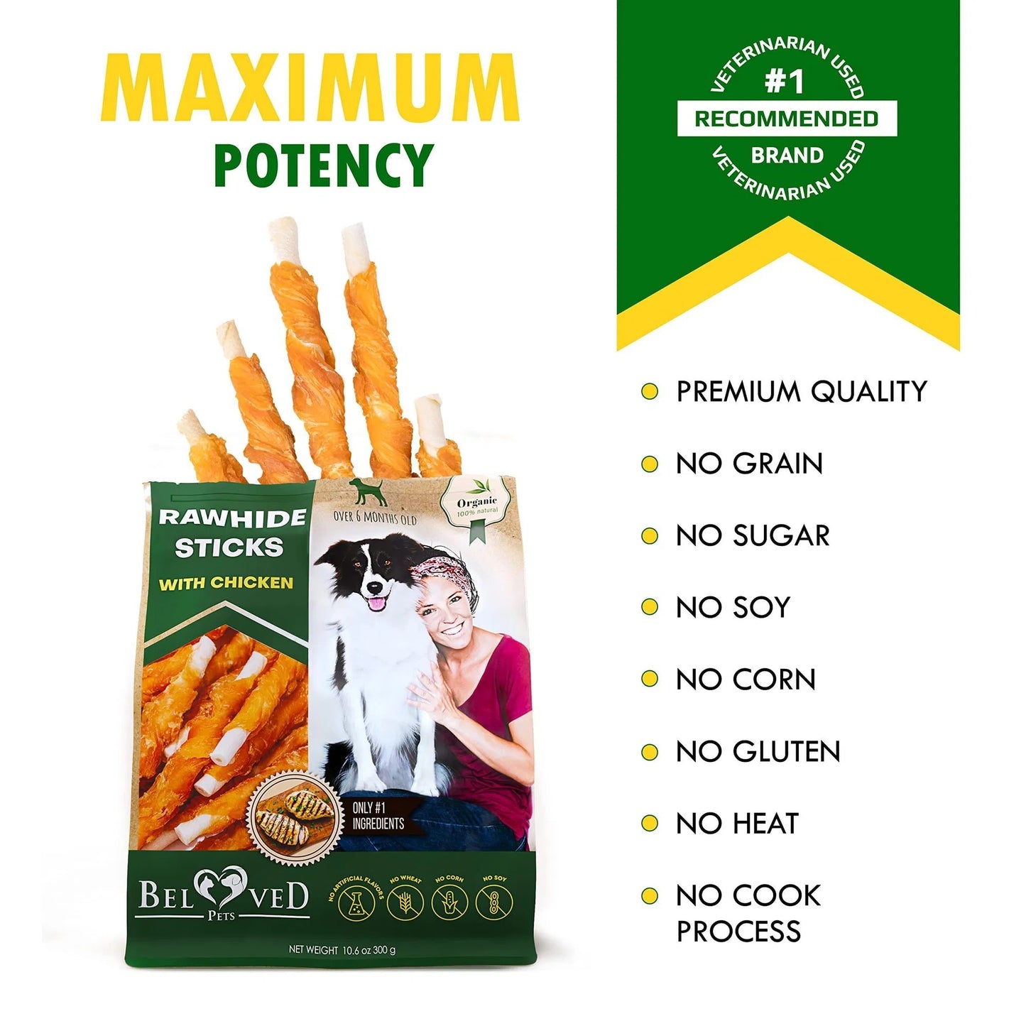 Premium Human‑Grade Grain‑Free Chicken Strips – Healthy Protein Chews