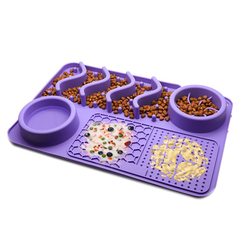 Silicone Dog Lick Mat – Calming Slow‑Feeder & Enrichment Pad