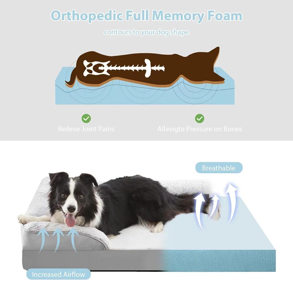 Premium Waterproof Sofa-Style Pet Bed – Comfort You Can Count On