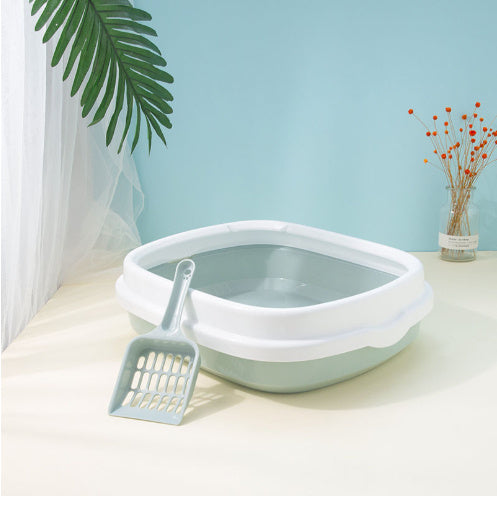 Spacious Anti‑Splash Detachable Cat Litter Box – Less Mess, More Comfort