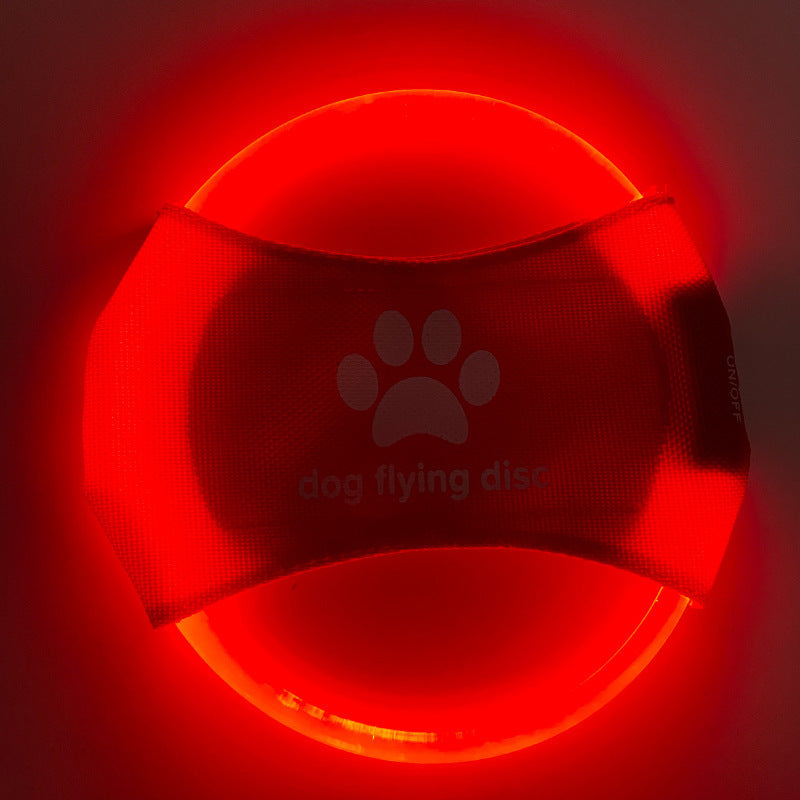 Glow‑Fetch LED Dog Flying Disc – Light Up Playtime