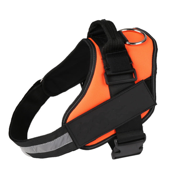Personalized Reflective No‑Pull Harness — Custom Name Patch & Adjustable Fit