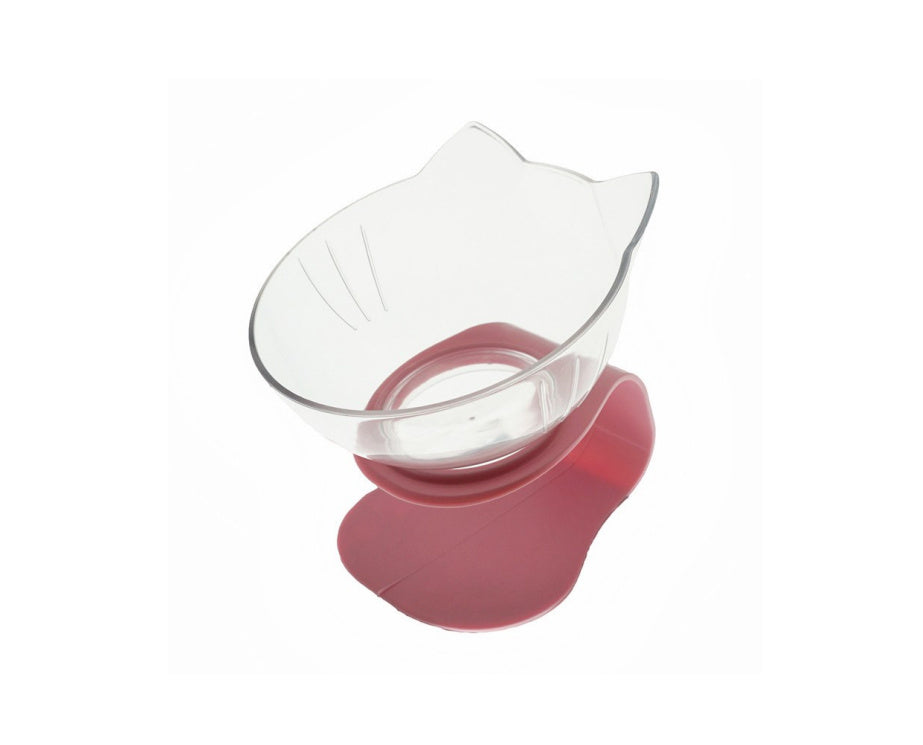 Ergonomic Double Tilted Cat Bowl – Neck‑Kind & Mess‑Smart Dual Feeder