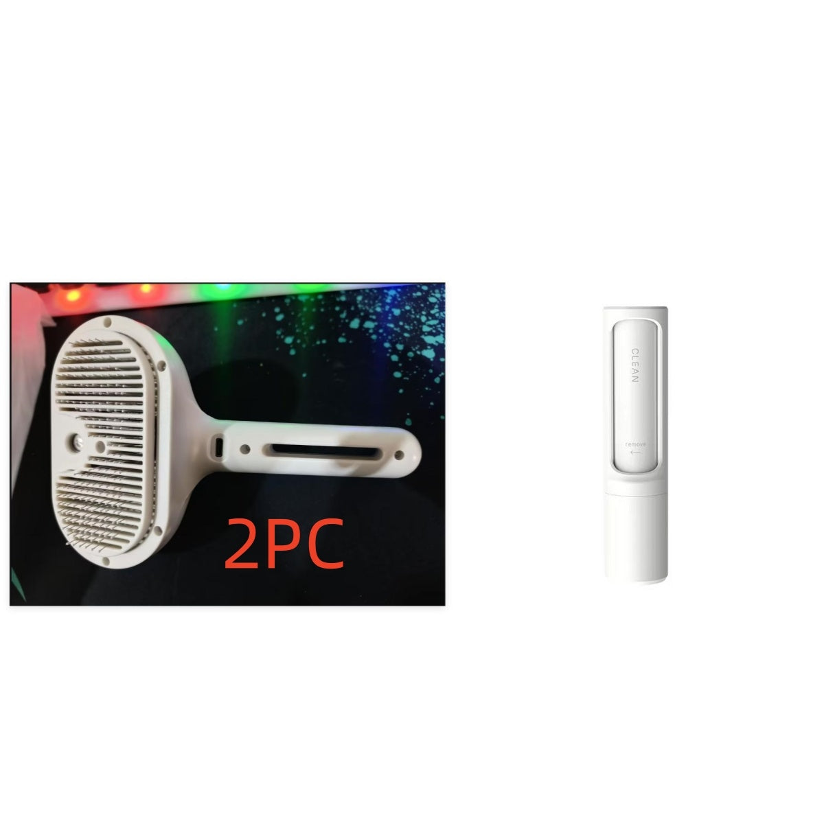 MoistureMist Self-Cleaning Pet Grooming Comb