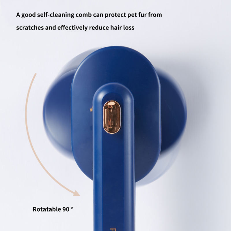 Self‑Cleaning Pet Hair Removal Comb – Gentle Grooming, No Mess!