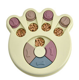 Interactive Dog IQ Puzzle Feeder for Small to Medium Dogs – Slow‑Dispensing Training Toy