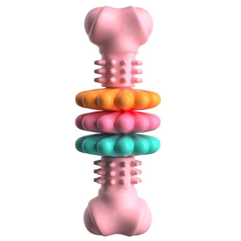 Indestructible TPR Bone – Dental & Anxiety‑Relief Chew Toy