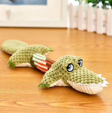 Voice Plush Chew Dog Toy – Captivating Squeaker for Joyful Play