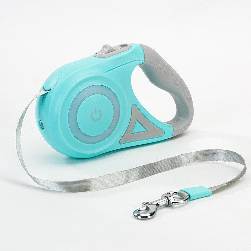 Dog Leash Retractable Leash And Dog Collar Spotlight Automatic Pet Dog Cat Traction Rope For Small Medium Dogs Pet Product - Barking Good Deals