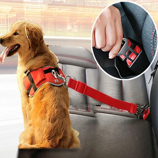 Adjustable Pet Car Seat Belt – Safe Journeys for Your Pet