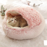 Cozy Nest 2‑in‑1 Winter Pet Bed