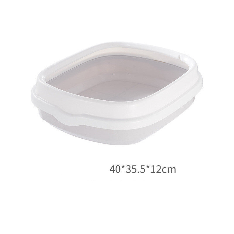 Spacious Anti‑Splash Detachable Cat Litter Box – Less Mess, More Comfort