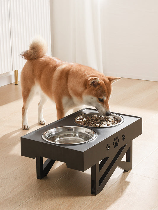 Portable Stainless‑Steel Pet Feeder