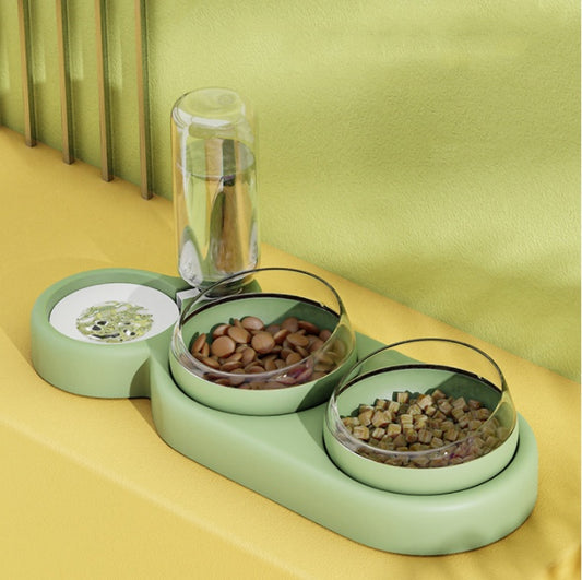 PetPerfect Tilted Double Bowl – Elevated Comfort Feeder