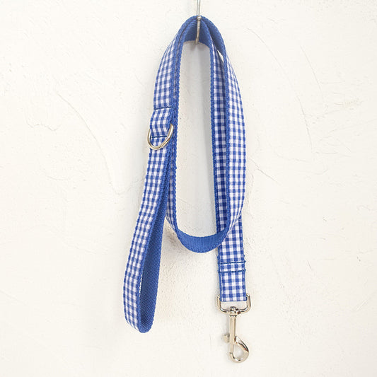 Blue Check Pet Leash – Freedom & Peace of Mind