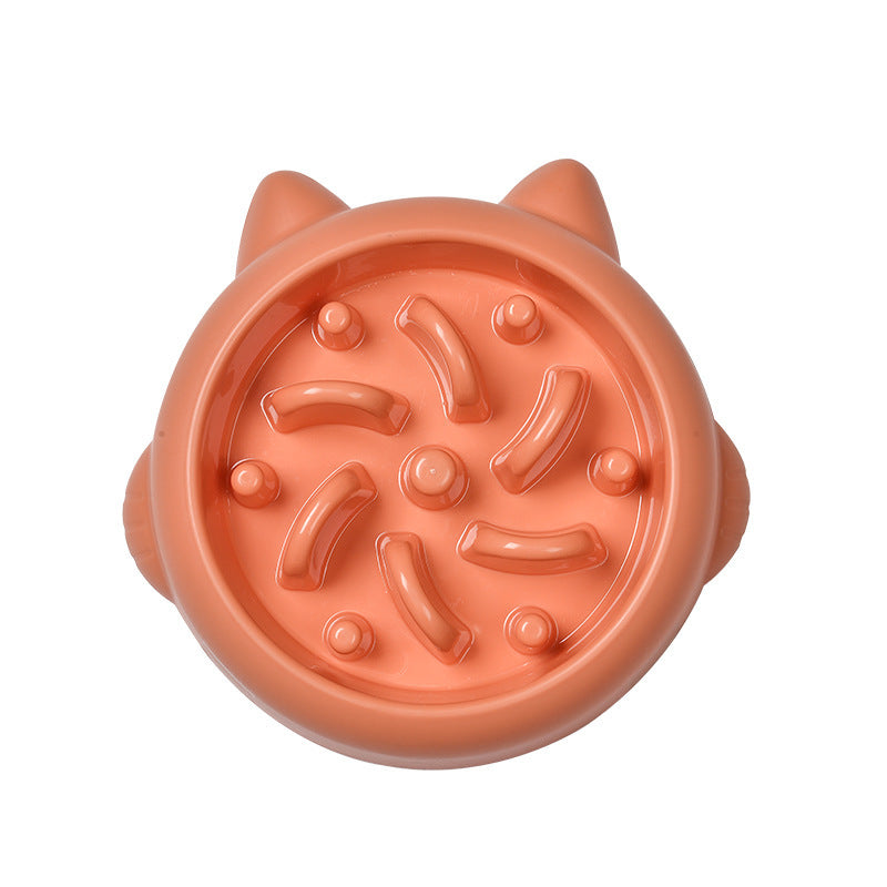Interactive Slow-Feed Pet Bowl (Anti‑Gulp / Choke‑Resistant)