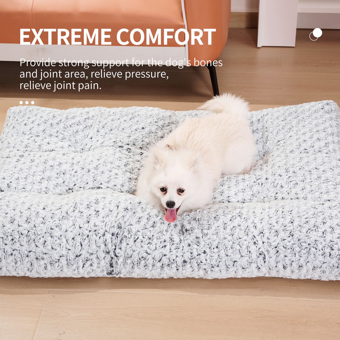 Rose Velvet Bliss Mattress – Ultimate Comfort for Your Pet