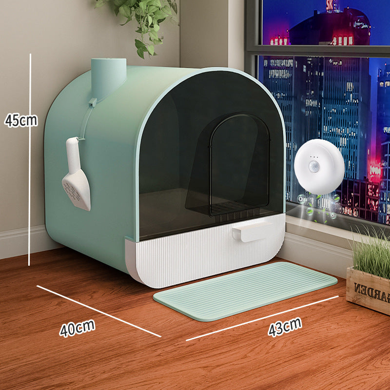 PureAir Closed‑Type Cat Litter Box – Odour‑Free, Clean & Private